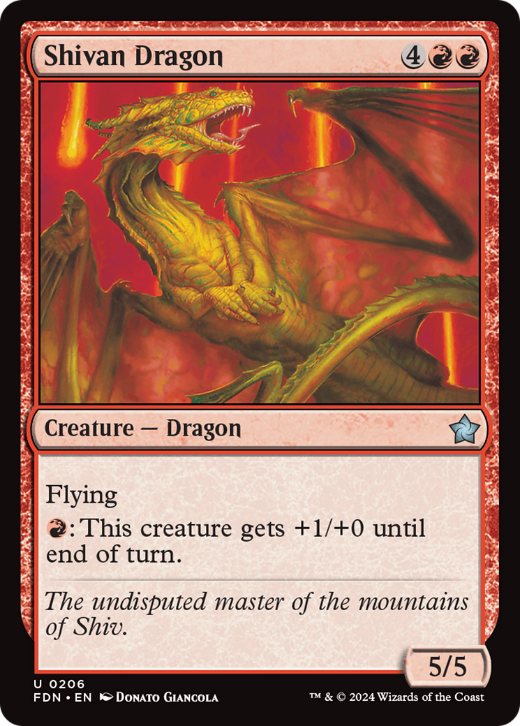 Shivan Dragon [Foundations] | Good Games North