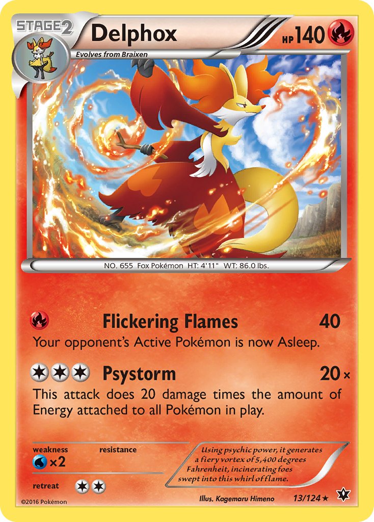 Delphox (13/124) (Theme Deck Exclusive) [XY: Fates Collide] | Good Games North