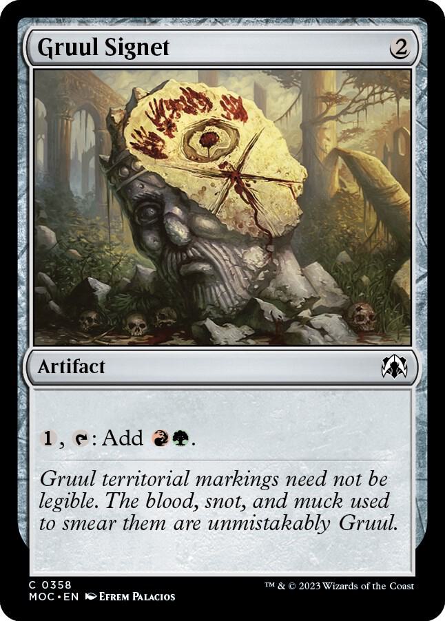 Gruul Signet 358/444 (Commander: March of the Machine)  | Good Games North