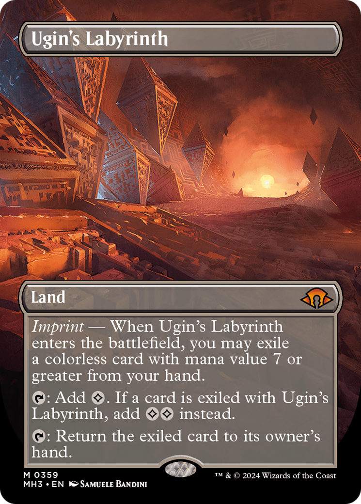Ugin's Labyrinth (Borderless) [Modern Horizons 3] | Good Games North