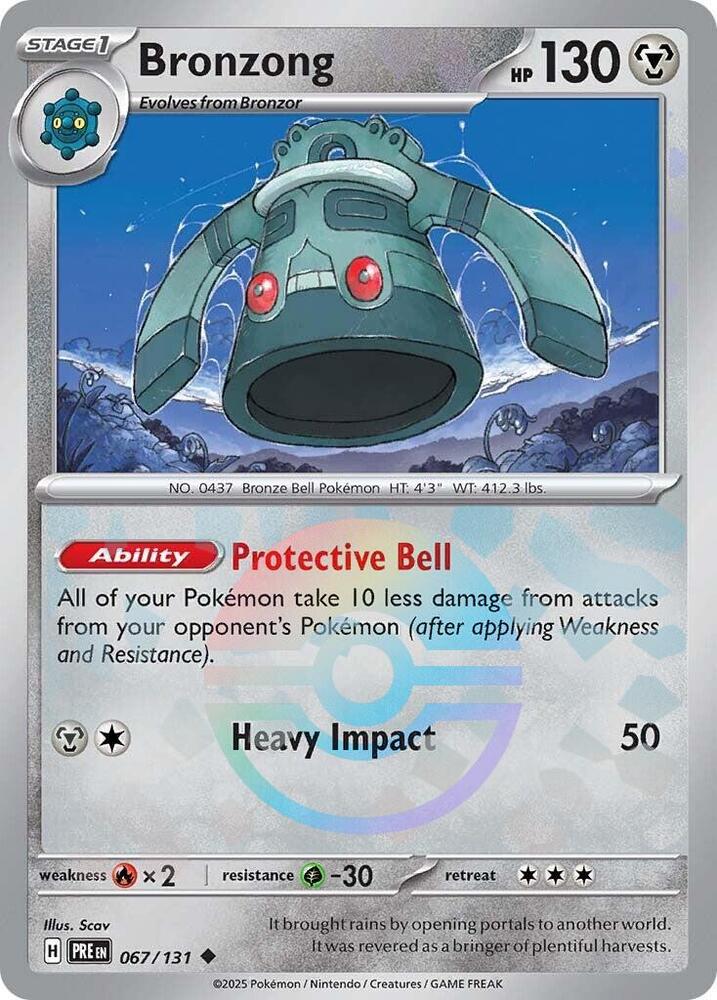 Bronzong (067/131) (Poke Ball Pattern) [Scarlet & Violet: Prismatic Evolutions] | Good Games North
