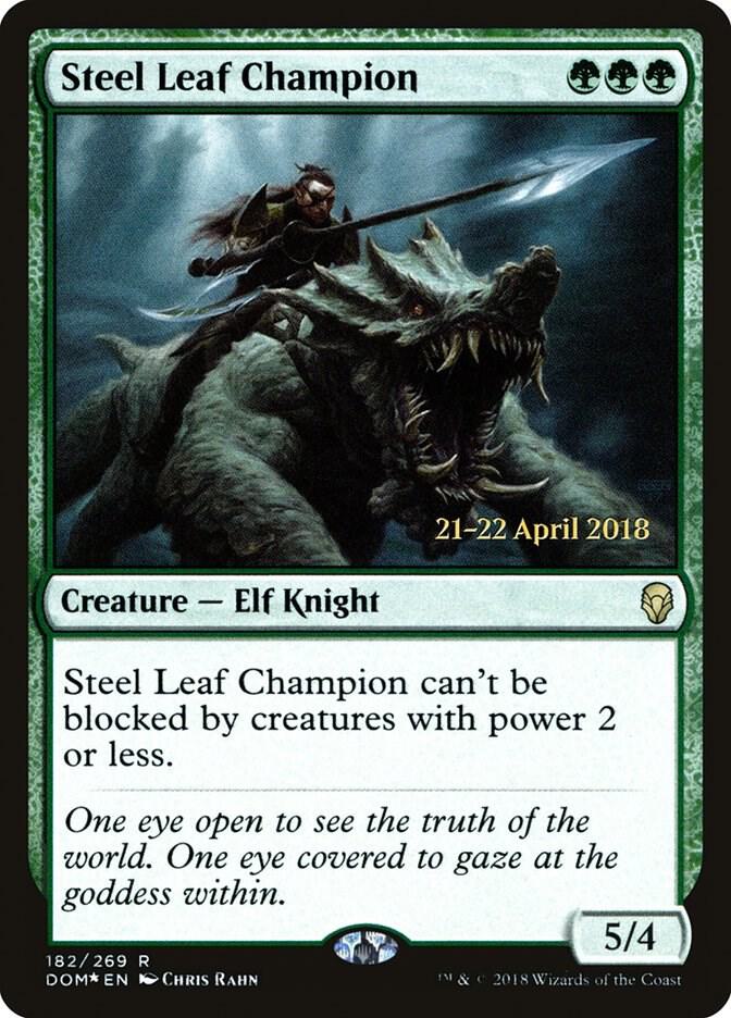 Steel Leaf Champion (Prerelease Cards)  - Foil | Good Games North