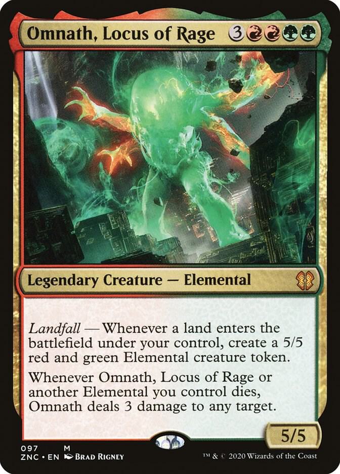 Omnath, Locus of Rage 97 (Commander: Zendikar Rising)  | Good Games North