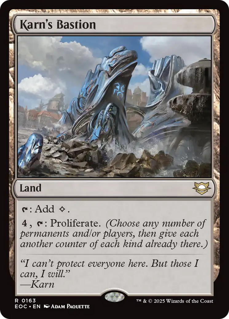 Karn's Bastion [Edge of Eternities Commander] | Good Games North