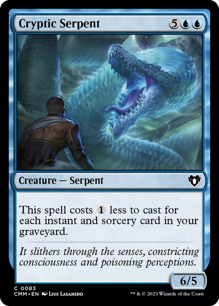 Cryptic Serpent [Commander Masters] | Good Games North