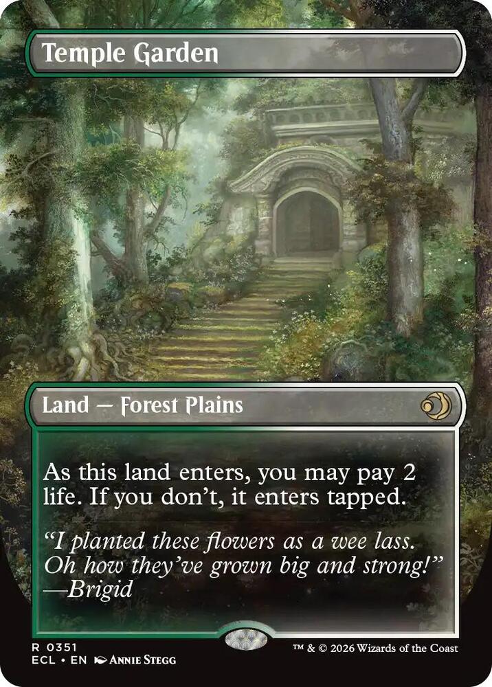Temple Garden Borderless 351 (Lorwyn Eclipsed)  | Good Games North