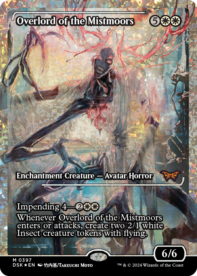Overlord of the Mistmoors (Japan Showcase Fracture Foil) [Duskmourn: House of Horror] | Good Games North