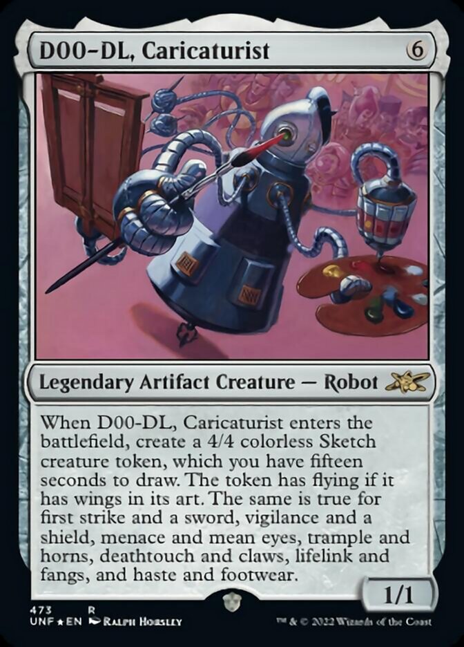D00-DL, Caricaturist (Galaxy Foil) [Unfinity] | Good Games North