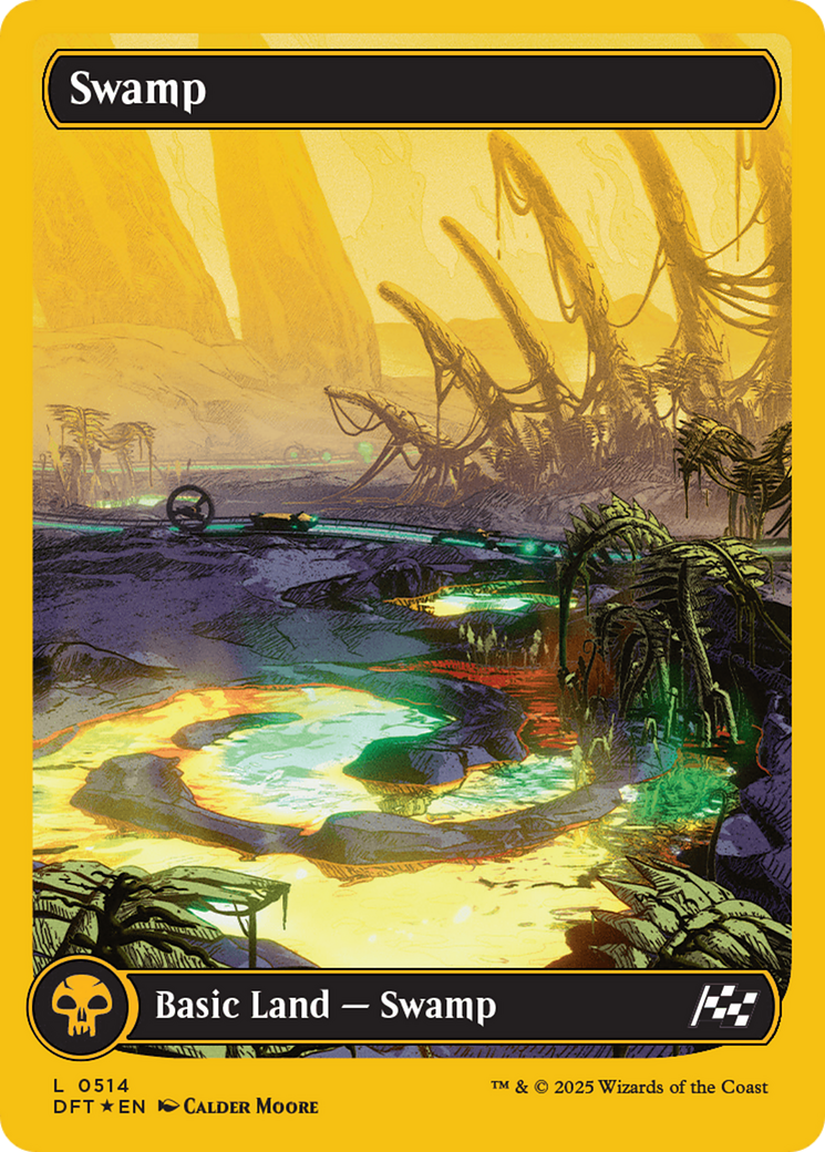 Swamp (0514) (First-Place Foil) [Aetherdrift] | Good Games North