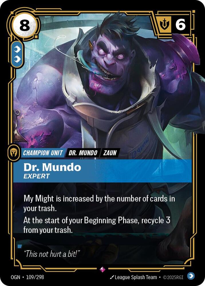 Dr Mundo Expert (Origins)  - Foil | Good Games North