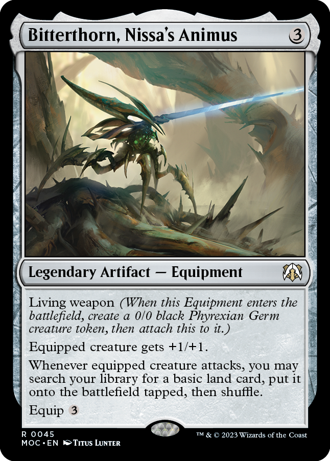 Bitterthorn, Nissa's Animus [March of the Machine Commander] | Good Games North