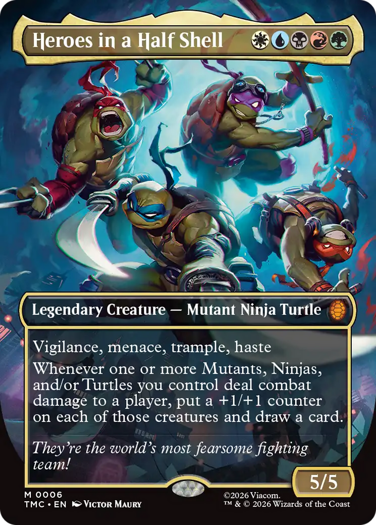 Heroes in a Half Shell (Borderless) [Teenage Mutant Ninja Turtles Commander] | Good Games North