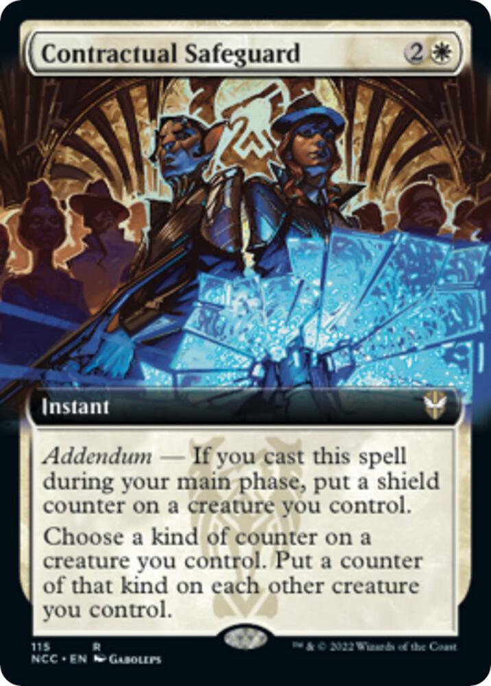 Contractual Safeguard Extended Art (Commander: Streets of New Capenna)  | Good Games North