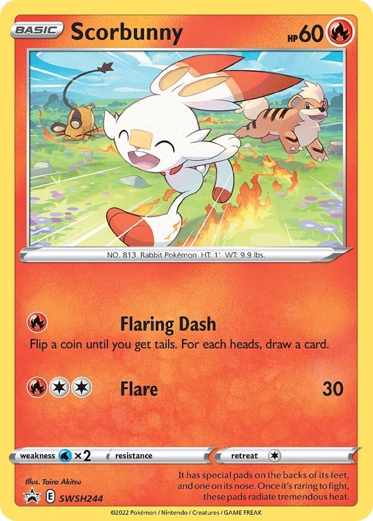 Scorbunny (SWSH244) [Sword & Shield: Black Star Promos] | Good Games North
