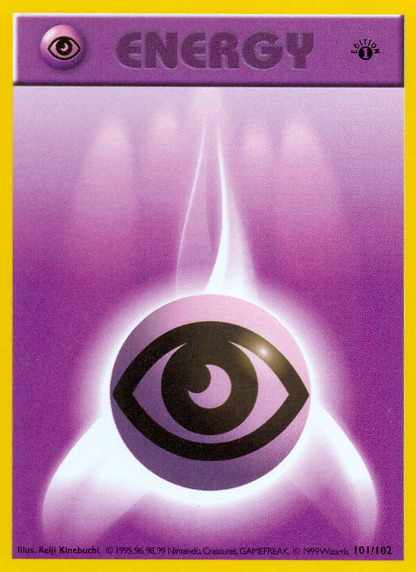 Psychic Energy (101/102) (Shadowless) [Base Set 1st Edition] | Good Games North