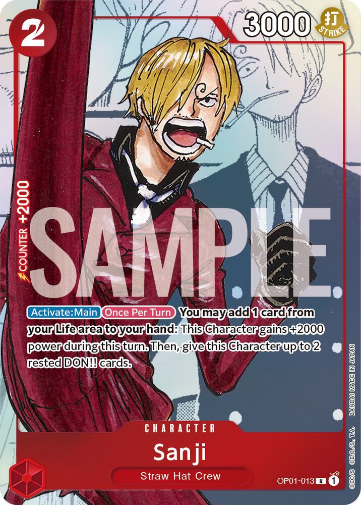 Sanji (PCC 25th) OP01-013 (One Piece Promotion Cards)  - Alternate Art Foil | Good Games North