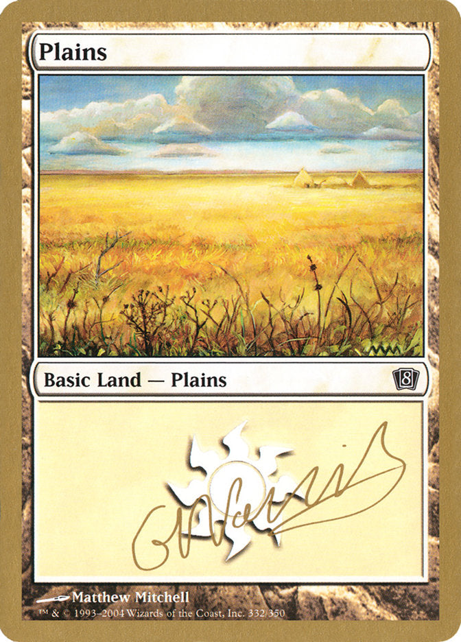 Plains (gn332) (Gabriel Nassif) [World Championship Decks 2004] | Good Games North
