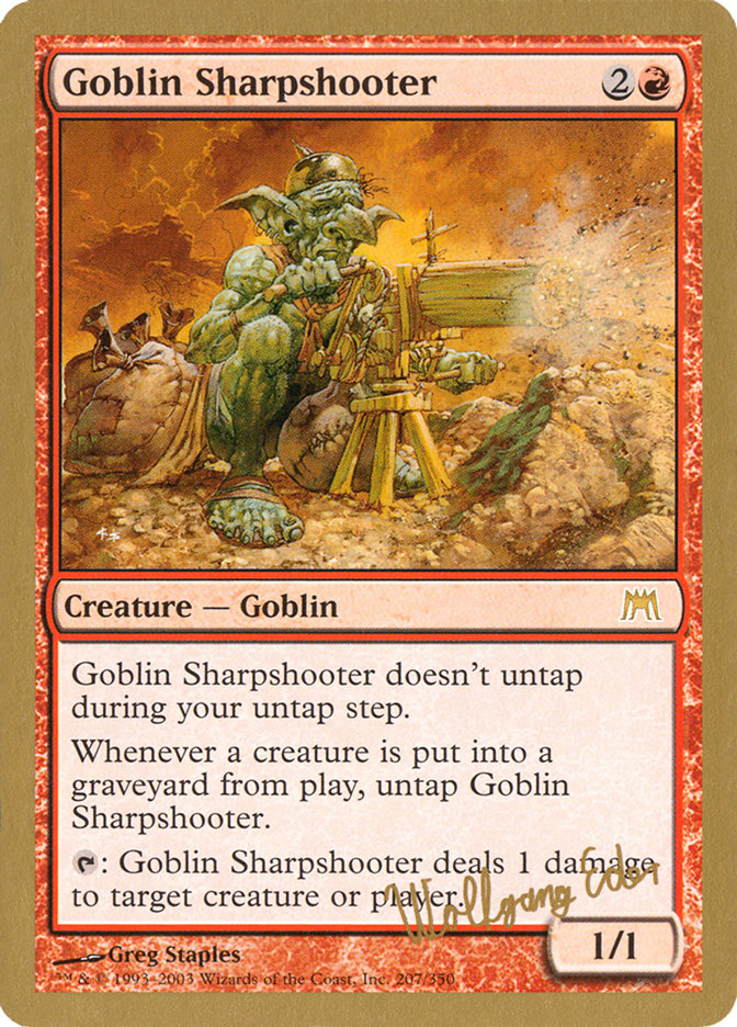 Goblin Sharpshooter (Wolfgang Eder) [World Championship Decks 2003] | Good Games North