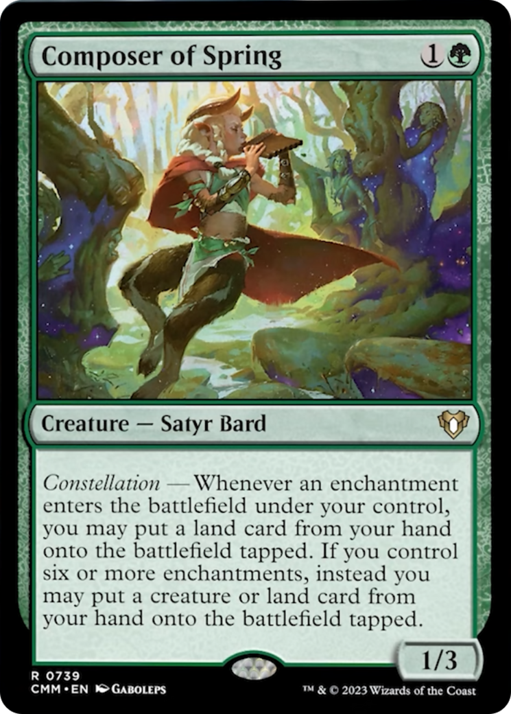 Composer of Spring [Commander Masters] | Good Games North