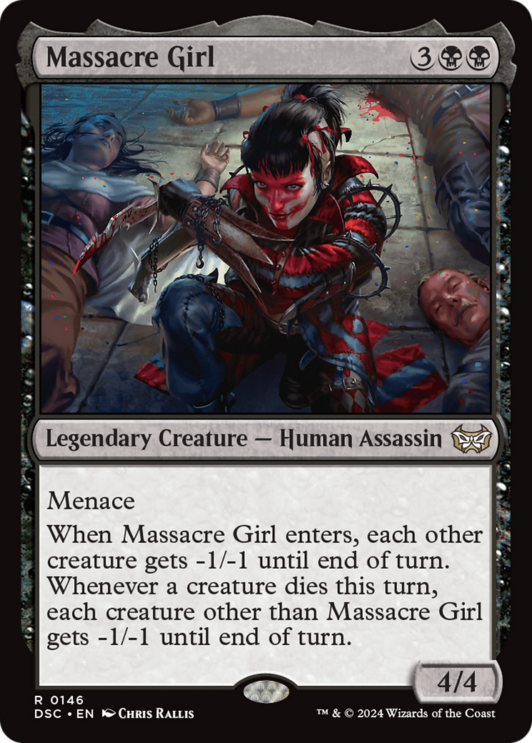 Massacre Girl [Duskmourn: House of Horror Commander] | Good Games North