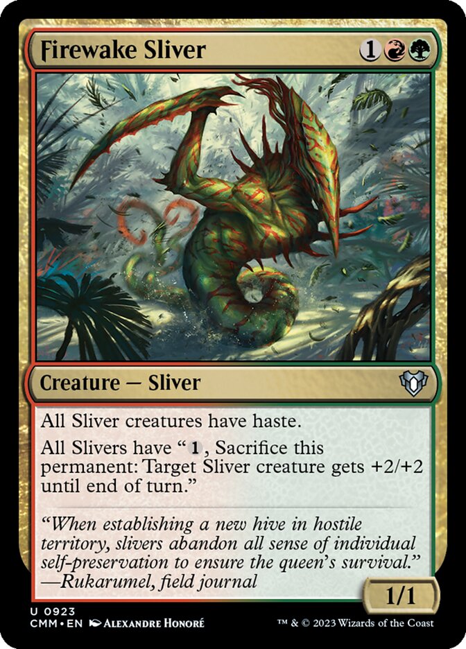 Firewake Sliver (Commander Masters)  | Good Games North