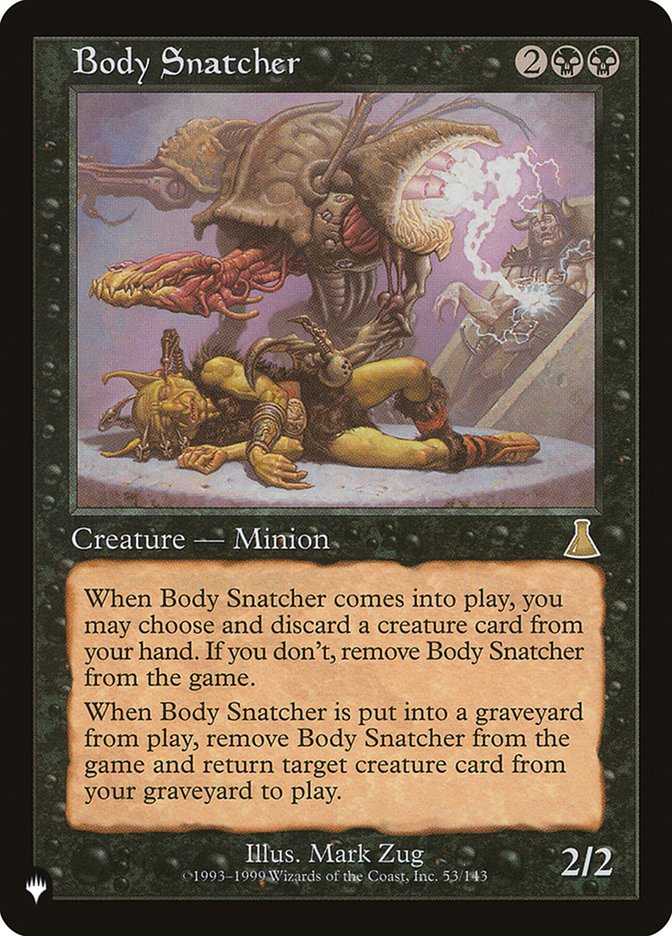 Body Snatcher [The List] | Good Games North