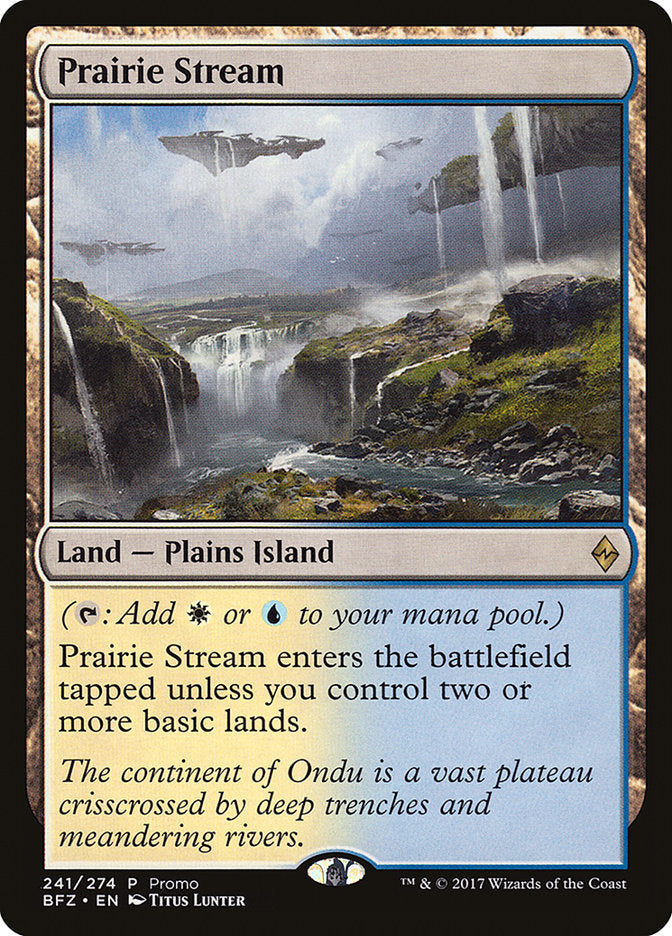 Prairie Stream (Promo) [Standard Showdown Promos] | Good Games North