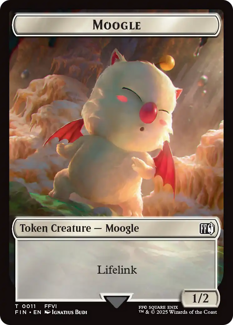 Moogle (0011) // Treasure (0023) Double-Sided Token [FINAL FANTASY Tokens] | Good Games North