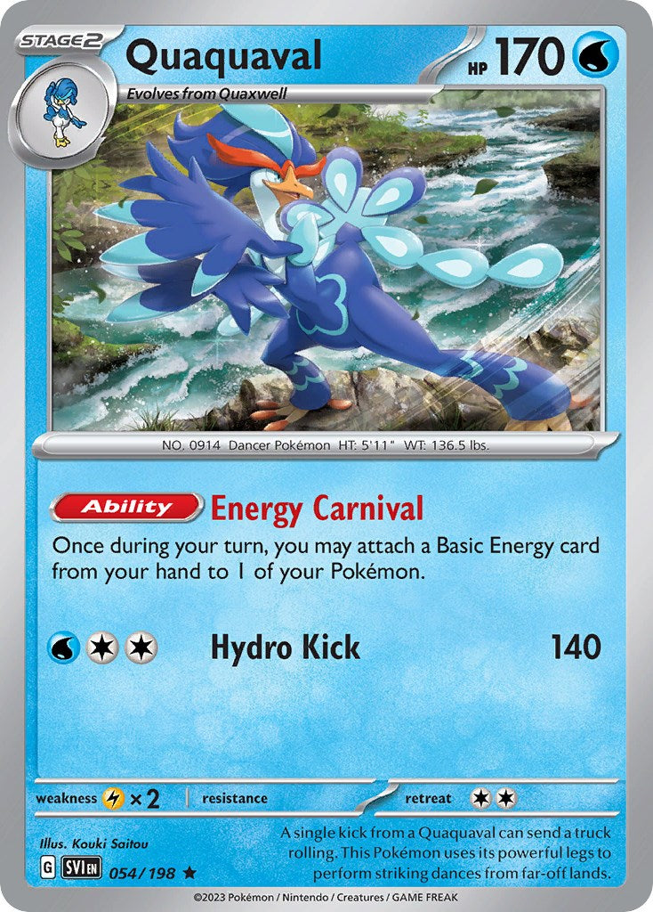 Quaquaval (054/198) (Theme Deck Exclusive) [Scarlet & Violet: Base Set] | Good Games North