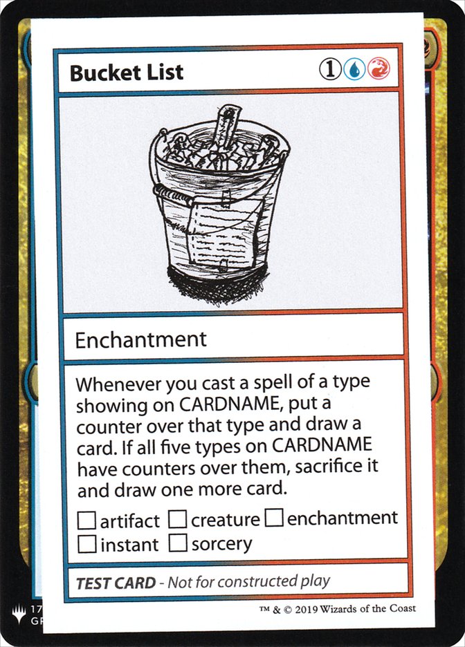 Bucket List [Mystery Booster Playtest Cards] | Good Games North