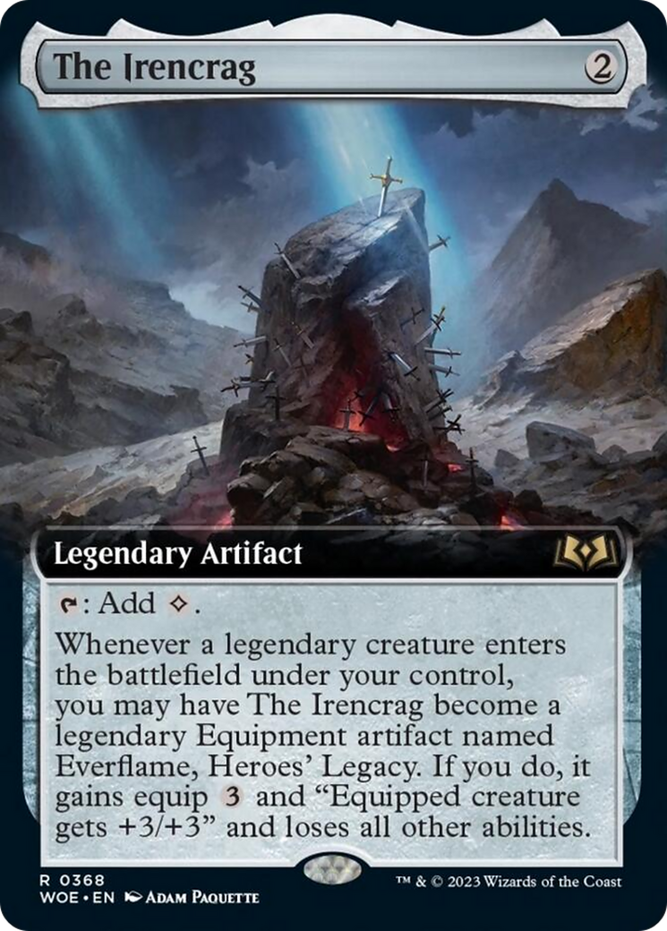 The Irencrag (Extended Art) [Wilds of Eldraine] | Good Games North