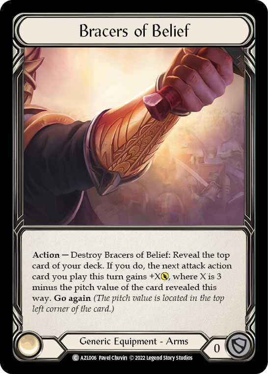 Bracers of Belief [AZL006] (Outsiders Azalea Blitz Deck) | Good Games North