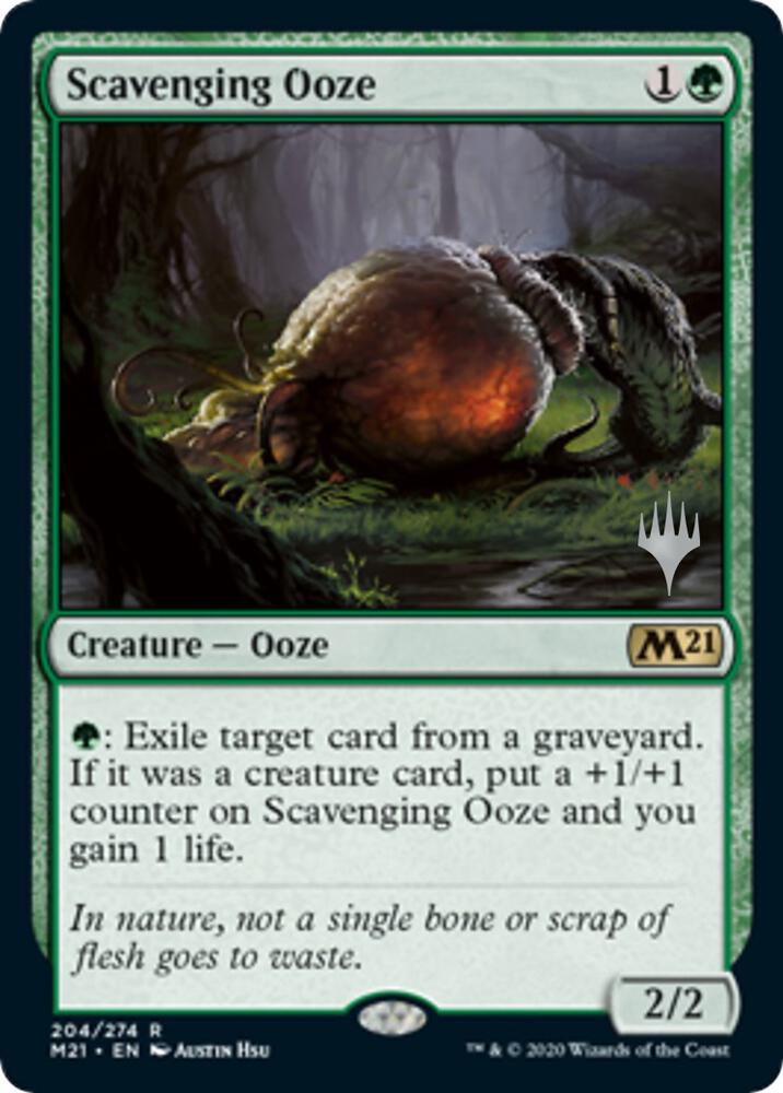 Scavenging Ooze (Promo Pack: Core Set 2021)  - Foil | Good Games North