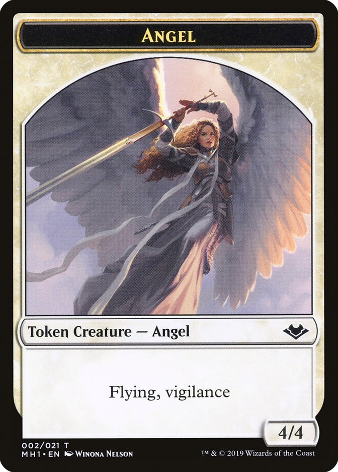 Shapeshifter (001) // Angel (002) Double-Sided Token [Modern Horizons Tokens] | Good Games North