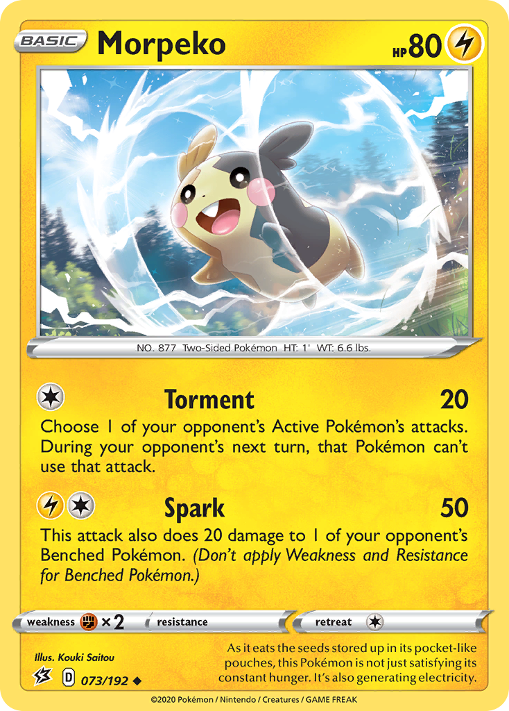 Morpeko (073/192) [Sword & Shield: Rebel Clash] | Good Games North