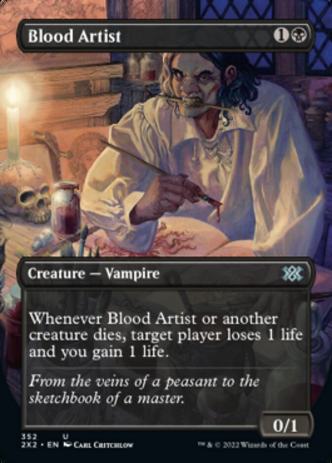Blood Artist (Borderless Alternate Art) [Double Masters 2022] | Good Games North