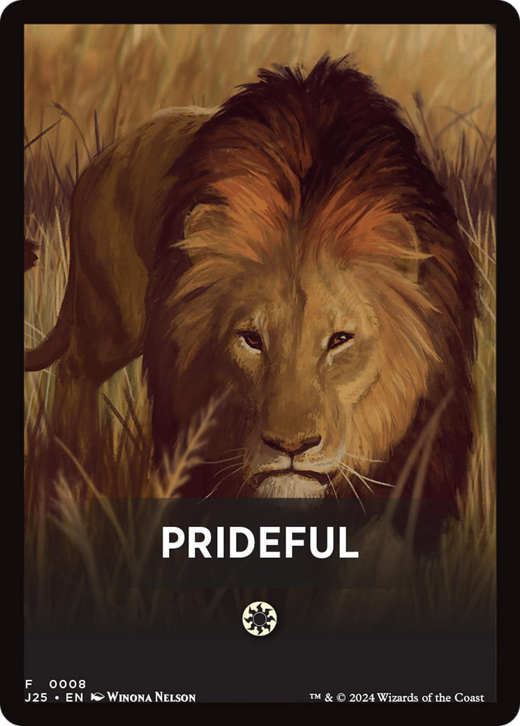 Prideful Theme Card [Foundations Jumpstart Front Cards] | Good Games North