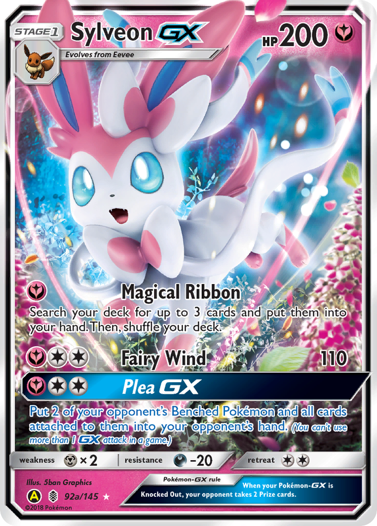 Sylveon GX (92a/145) [Alternate Art Promos] | Good Games North
