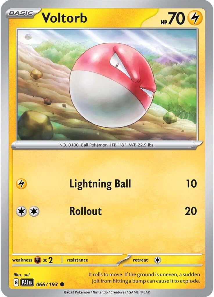 Voltorb (066/193) [Scarlet & Violet: Paldea Evolved] | Good Games North
