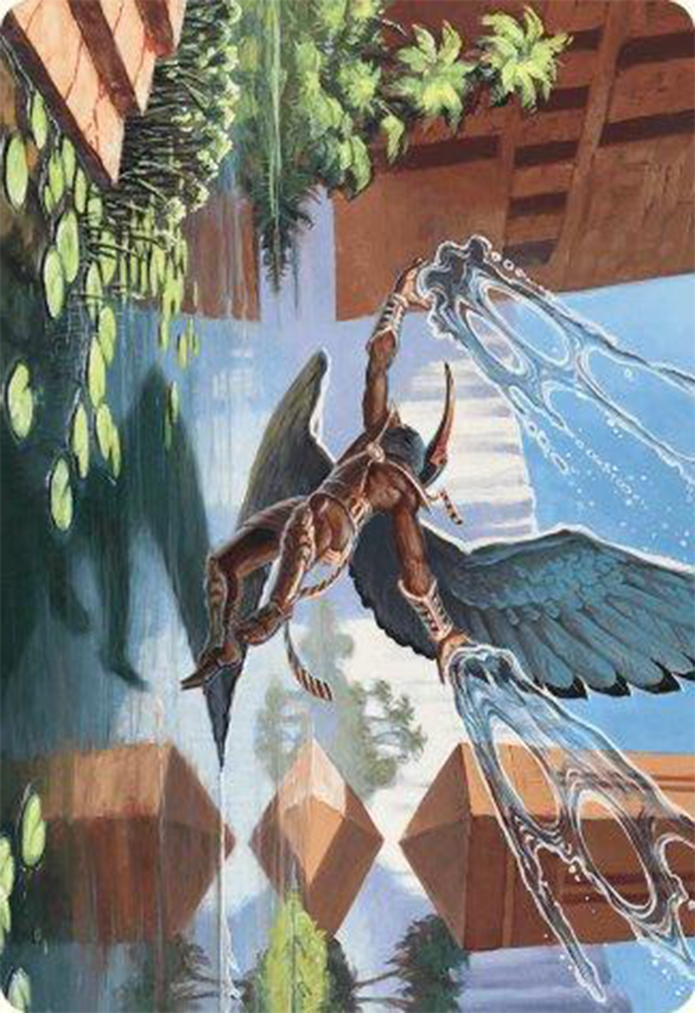 Nadu, Winged Wisdom Art Card [Modern Horizons 3 Art Series] | Good Games North