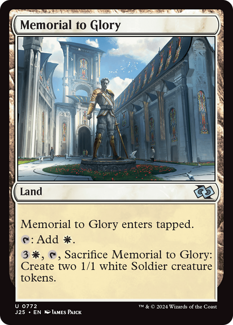 Memorial to Glory [Foundations Jumpstart] | Good Games North