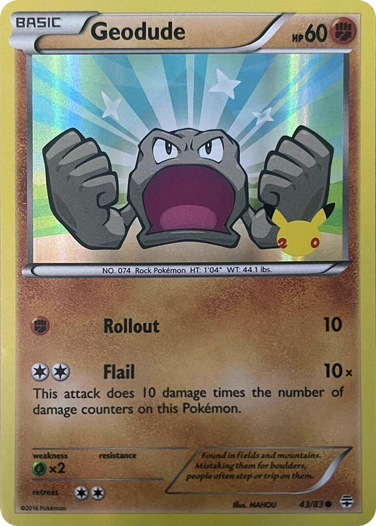 Geodude (043/083) [Celebrations: 25th Anniversary] | Good Games North