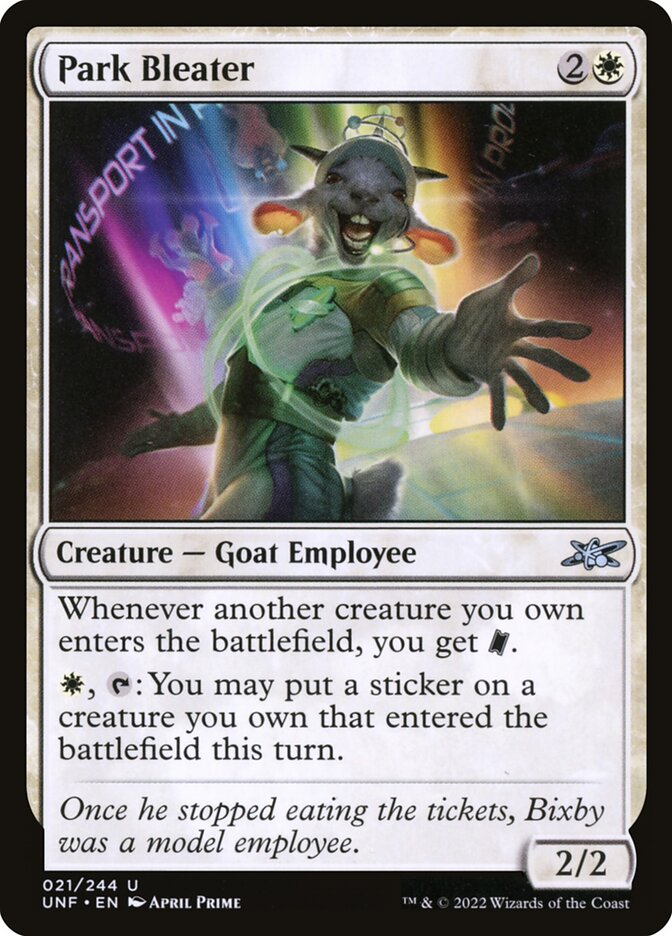Park Bleater 21/244 (Unfinity)  - Foil | Good Games North