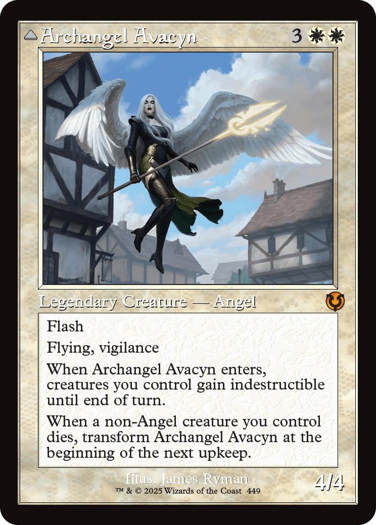 Archangel Avacyn // Avacyn, the Purifier (Retro Frame) [Innistrad Remastered] | Good Games North