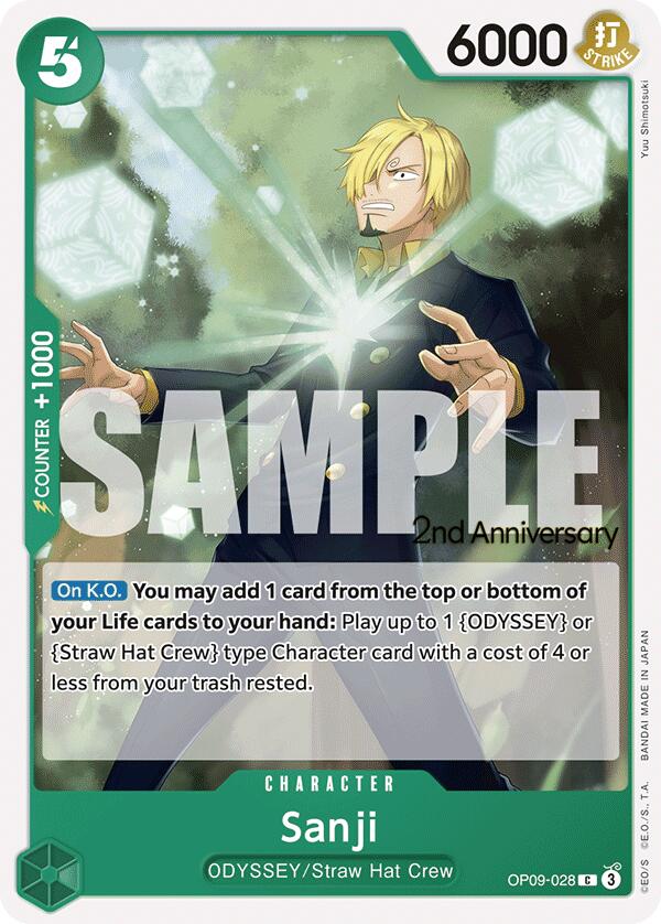 Sanji [Emperors in the New World: 2nd Anniversary Tournament Cards] | Good Games North