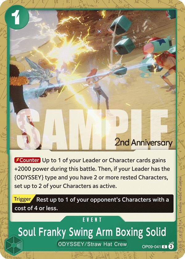 Soul Franky Swing Arm Boxing Solid [Emperors in the New World: 2nd Anniversary Tournament Cards] | Good Games North