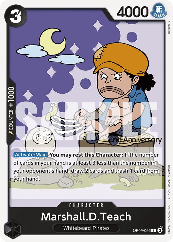 Marshall.D.Teach [Emperors in the New World: 2nd Anniversary Tournament Cards] | Good Games North