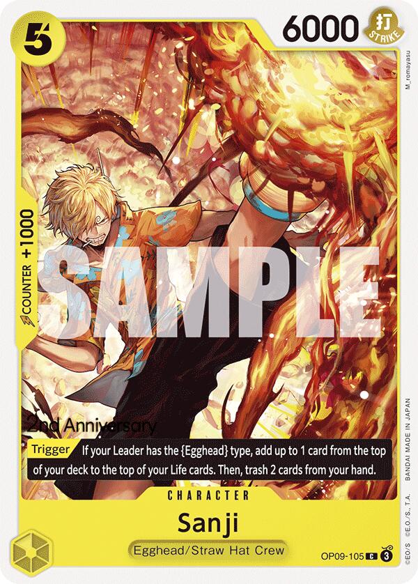 Sanji [Emperors in the New World: 2nd Anniversary Tournament Cards] | Good Games North