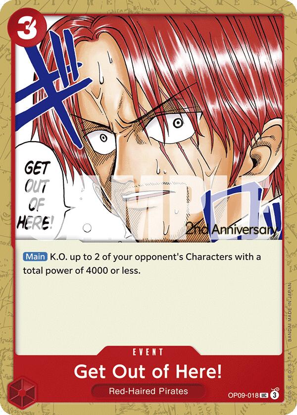 Get Out of Here! [Emperors in the New World: 2nd Anniversary Tournament Cards] | Good Games North