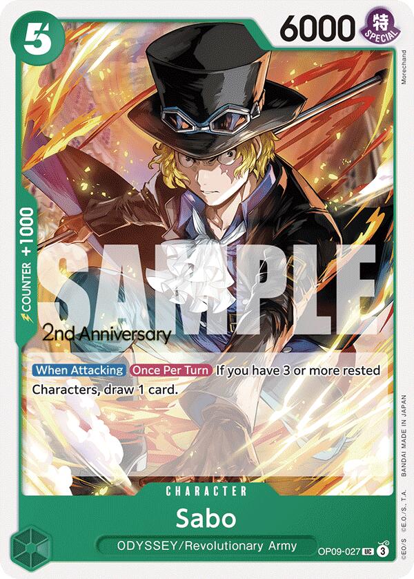 Sabo [Emperors in the New World: 2nd Anniversary Tournament Cards] | Good Games North